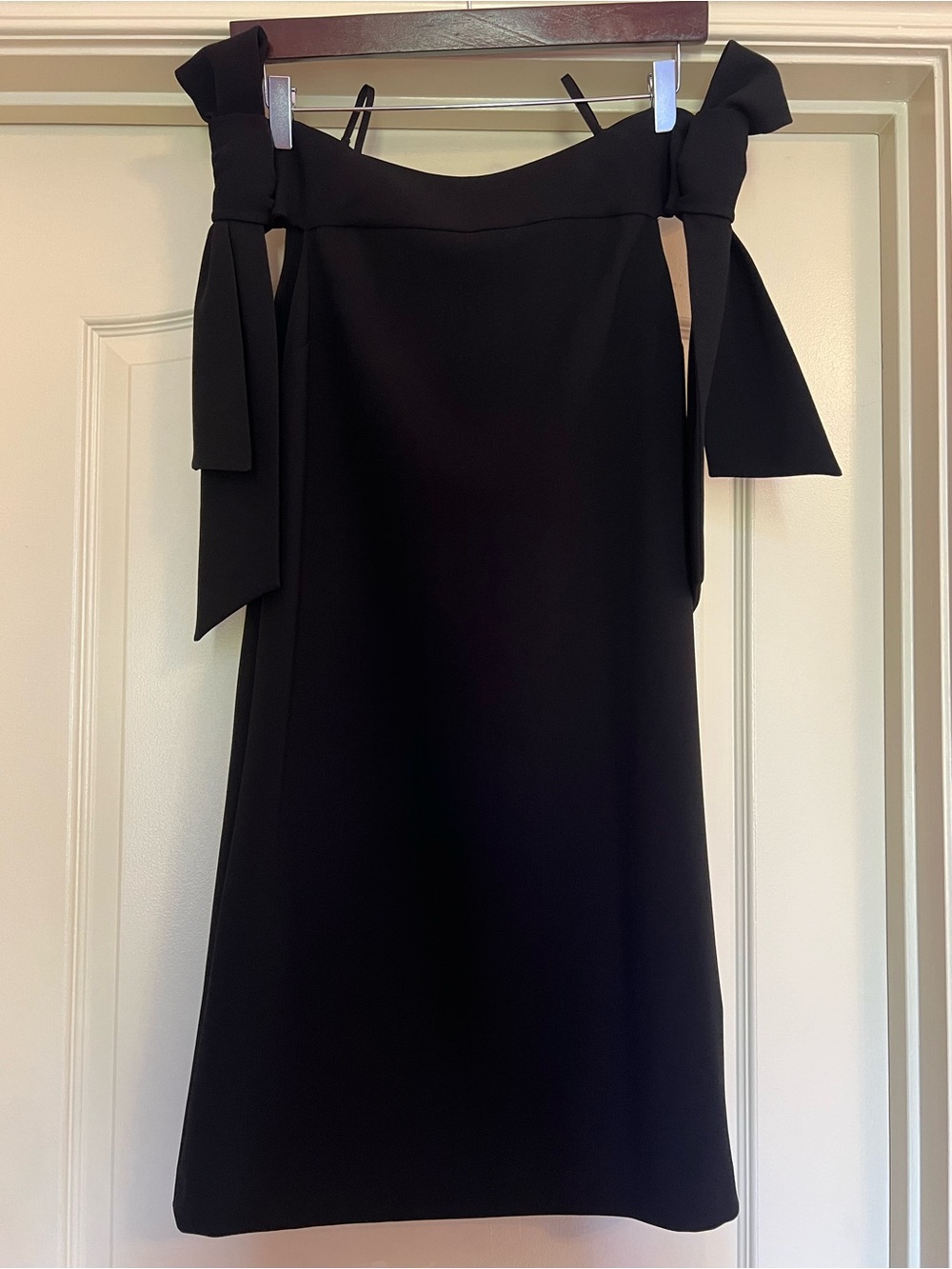 Tibi Off-Shoulder Bow Mini Dress Size US 2